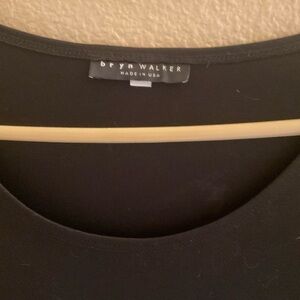 bryn Walker Black Scoop Neck tunic - Classic Minimal